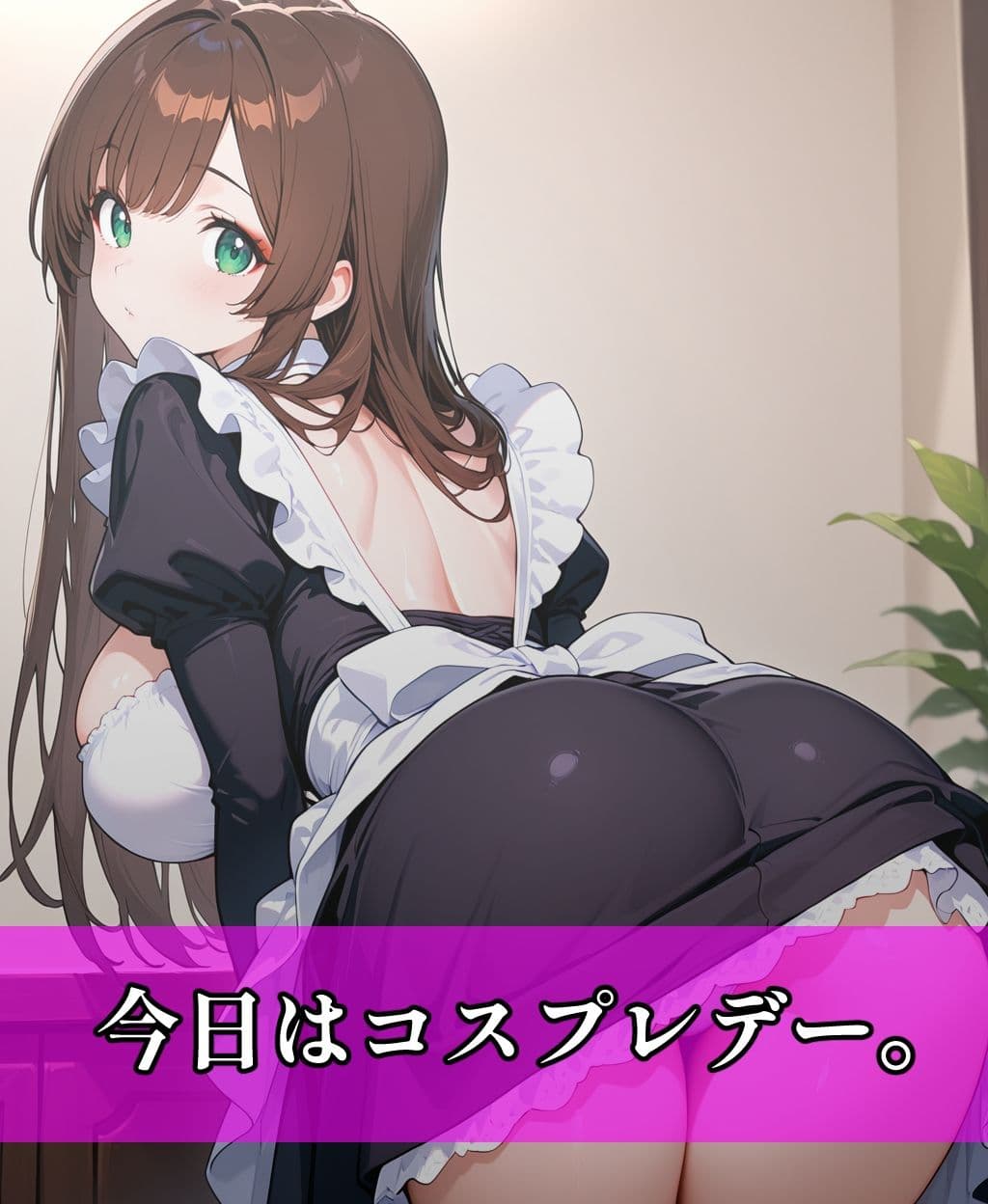 メイドプレイをしたら命令されて中出しH サンプル9