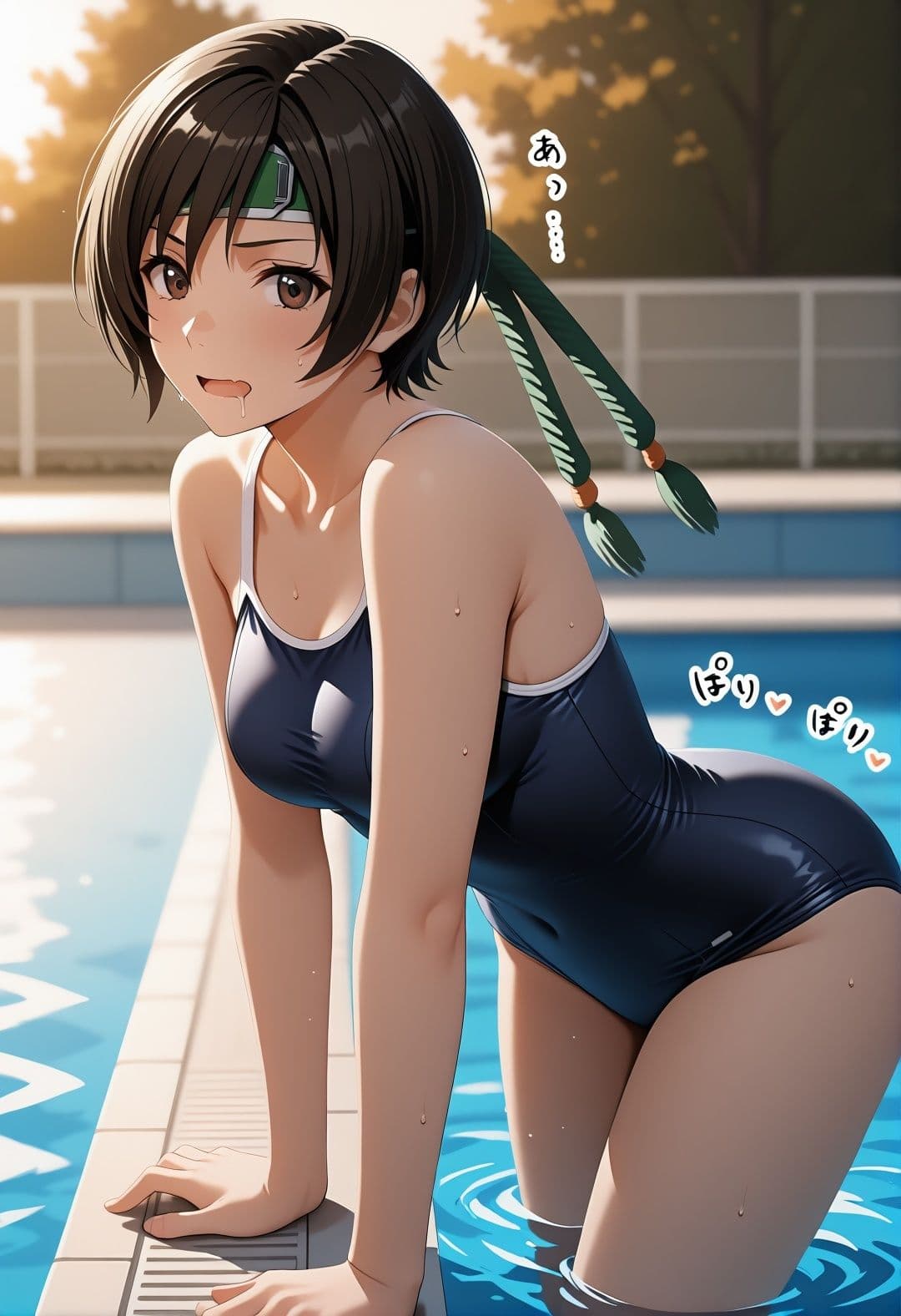 F〇7 ユ〇ィ学校凌●パロディCG集 プール教室部活エロシチュ満載孕ませNTR サンプル6