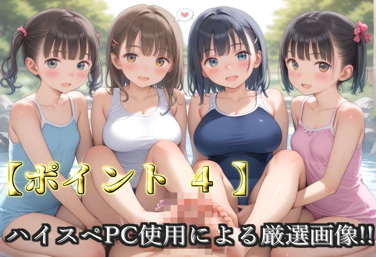 【プレミアシリーズ】【豪華特典あり】スク水巨乳ロリ学園乱交 真夏の混浴温泉で集団乱痴 修学旅行編【500個】 サンプル6