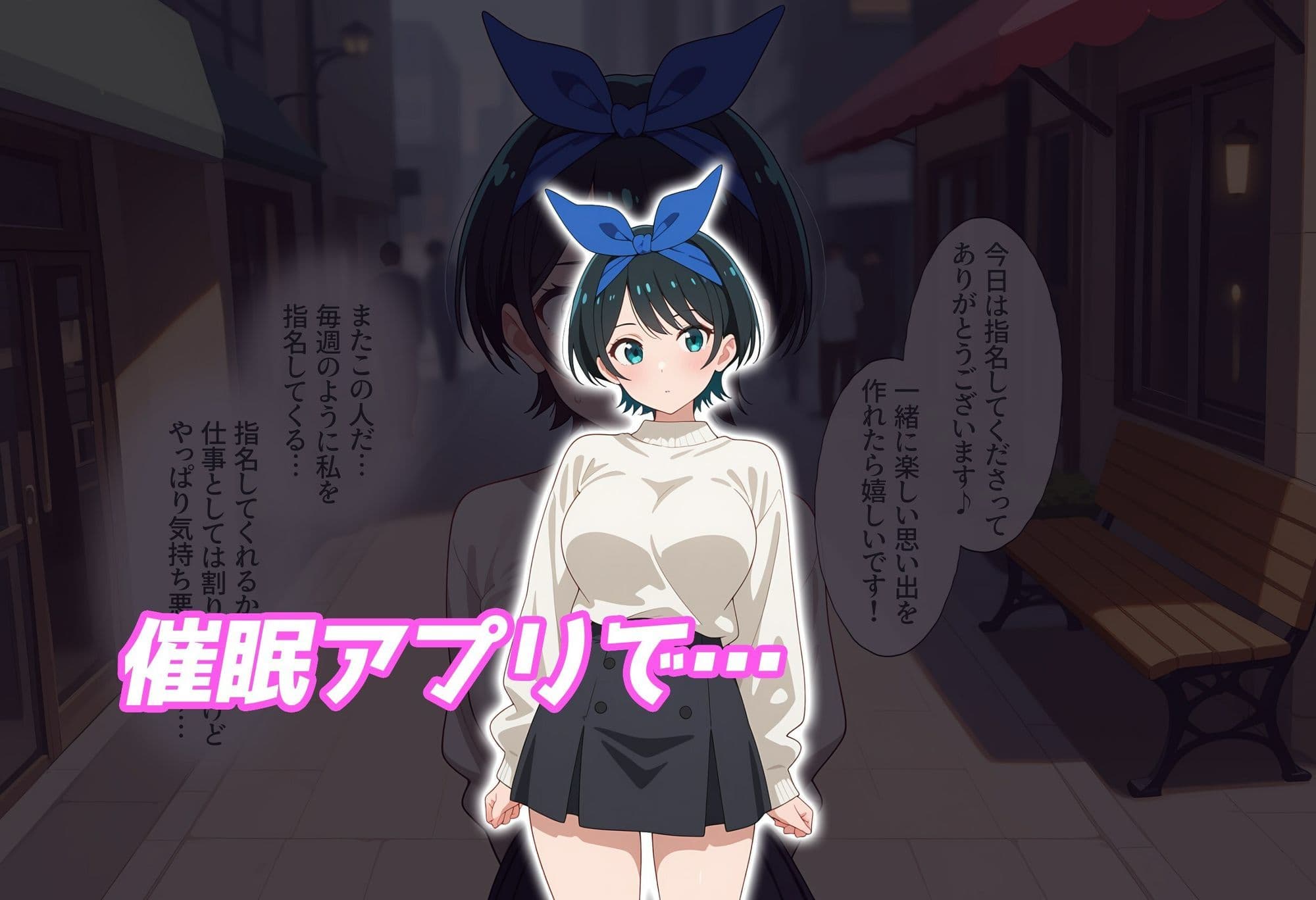 【洗脳服従】レンタル彼女の人気キャストも、催●アプリで自分専用生ハメ彼女 サンプル4
