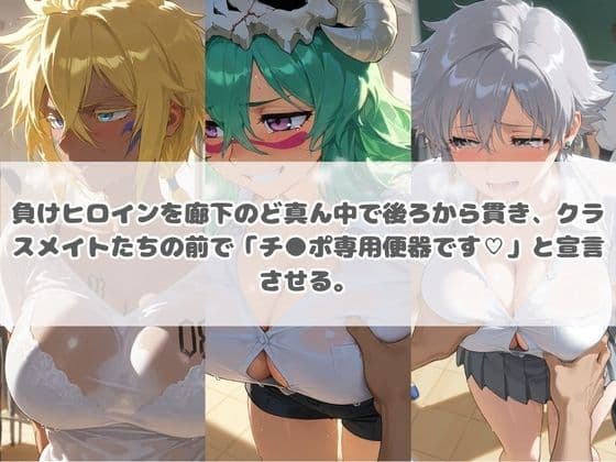 負けヒロインが敗北堕ちして俺のチ●ポ専用便器になった結果 B〇EACH 3 サンプル1