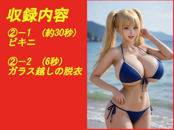 煩悩の引き出し AI動画集REAL5 ―爆乳水着― サンプル2