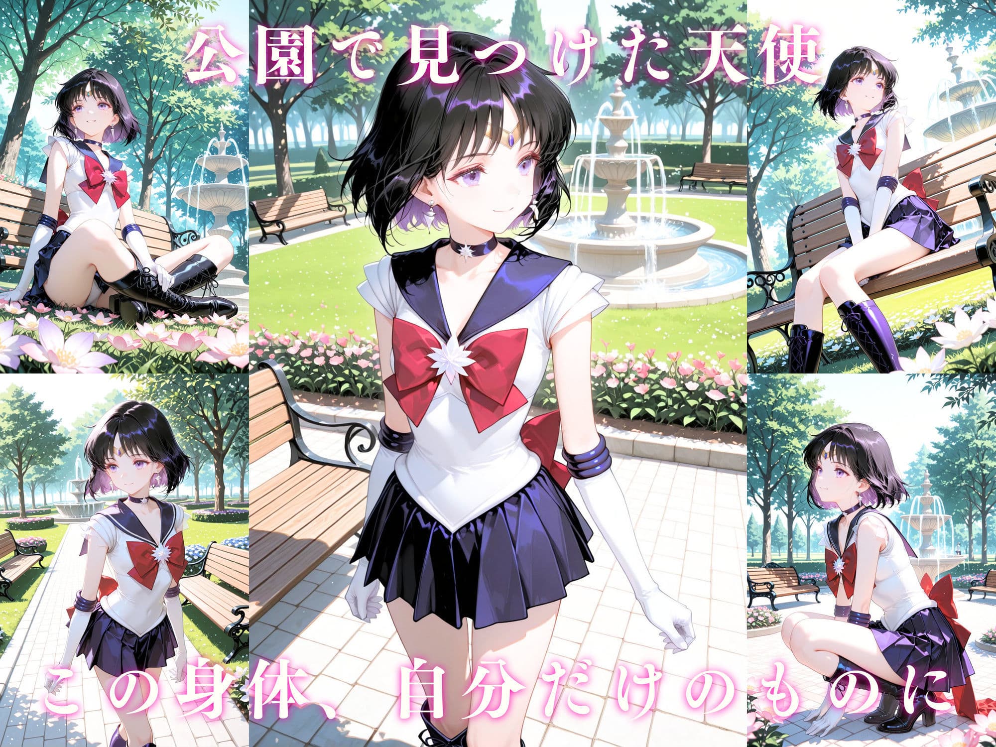 【4K動画付き 9本】セーラ〇サターン 催●支配:公園で見かけたカワイイあの子を犯したいー 4K高画質 美少女戦士セーラ〇ムーン 土〇ほたる サンプル1