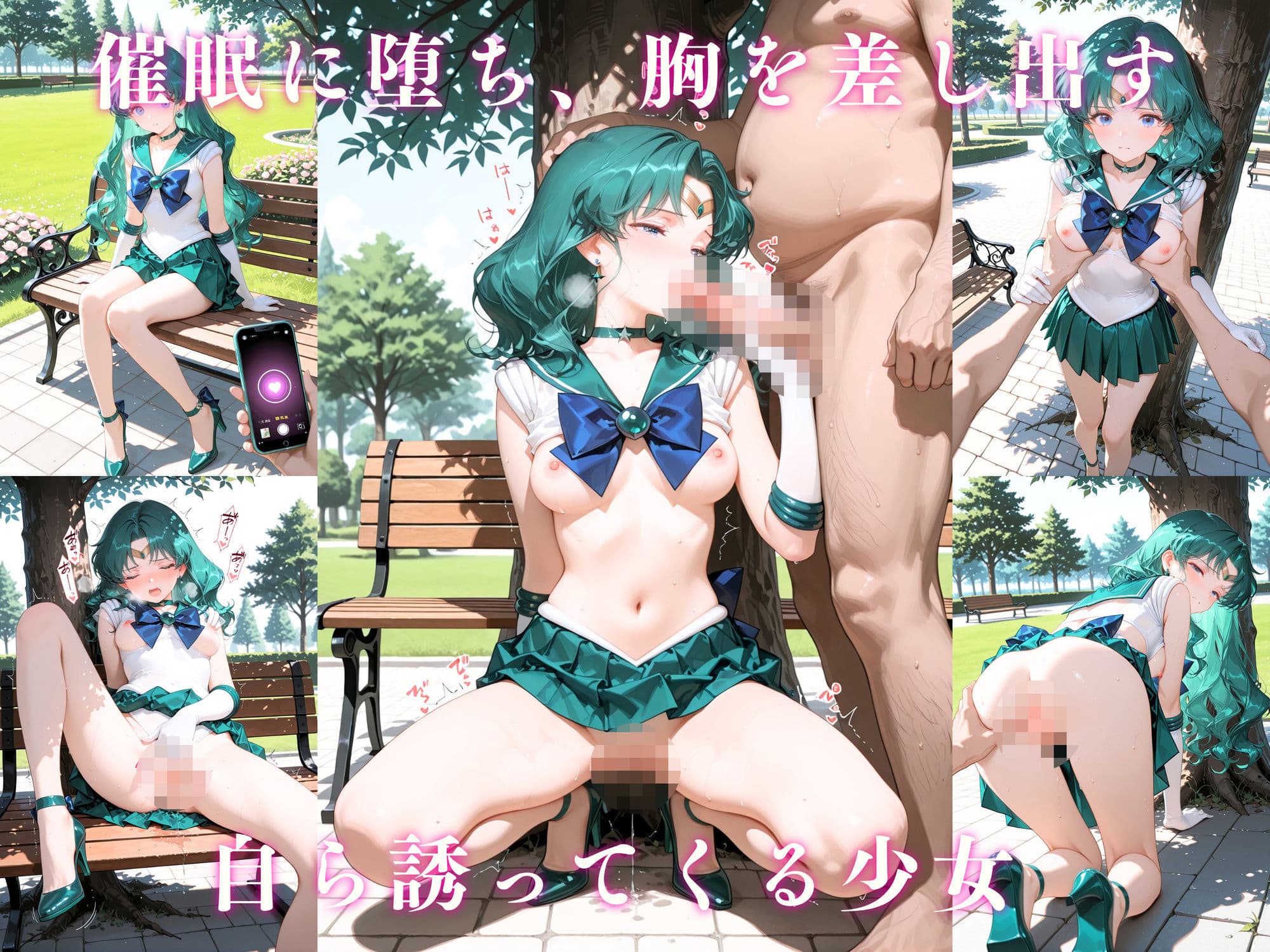 【4K動画付き】セーラ〇ネプチューン 催●支配:公園で見かけたカワイイあの子を犯したいー 4K高画質 美少女戦士セーラ〇ムーン 海〇みちる サンプル2