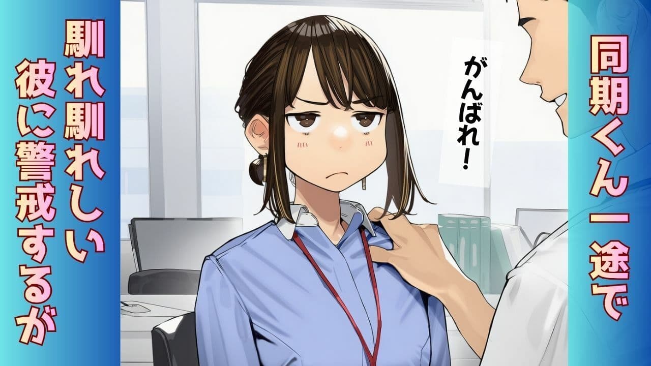 【寝取られ同期ちゃん】同期くんの机でヤられまくって完堕する話 サンプル2