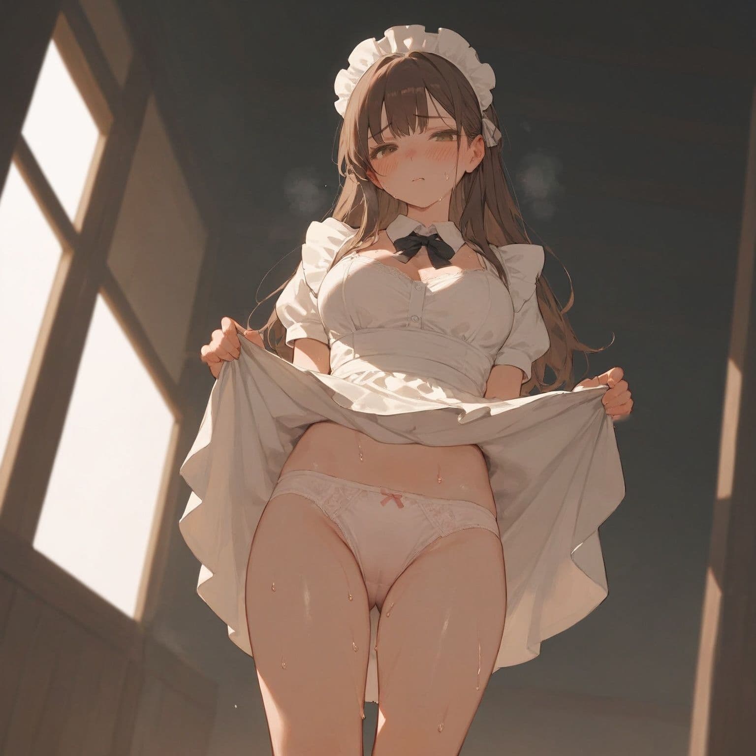 頼んだら下着を見せてくれるメイドさん サンプル10