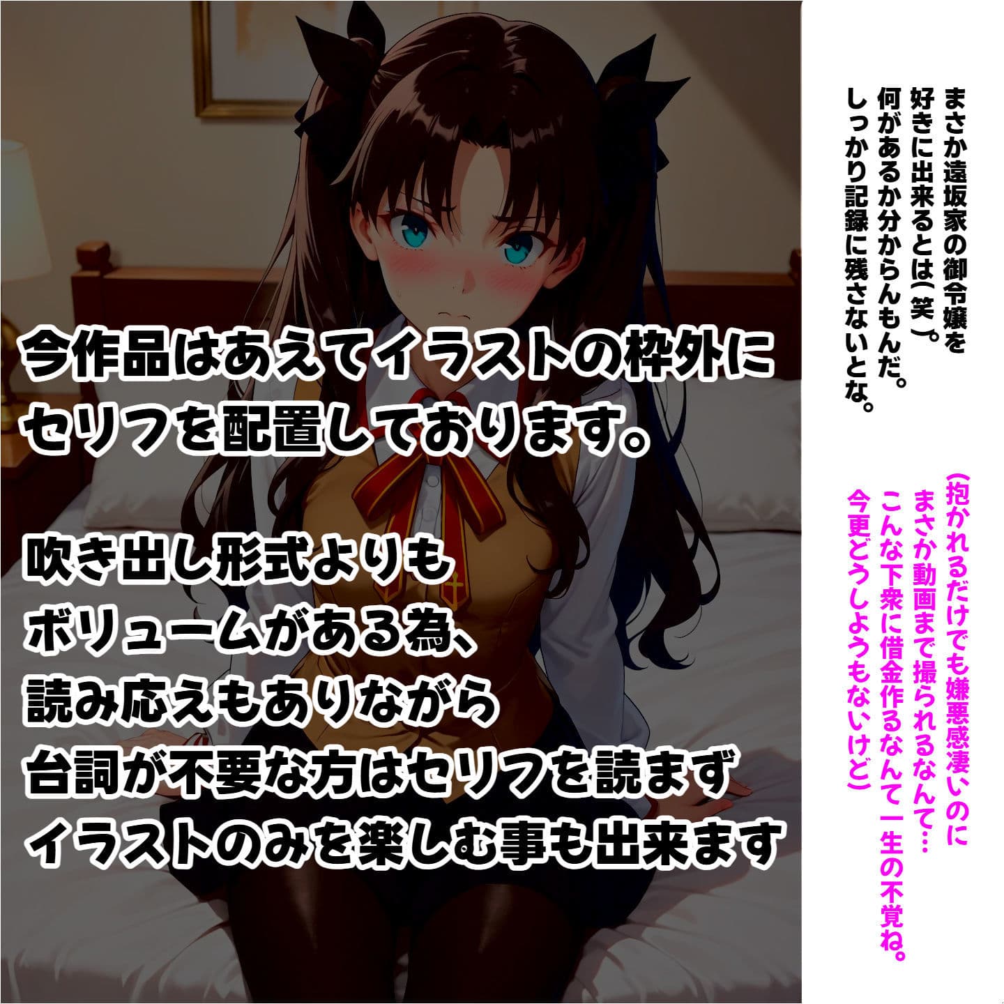 (セリフ付き)寝取られた遠坂 体を売って借金返済! サンプル1