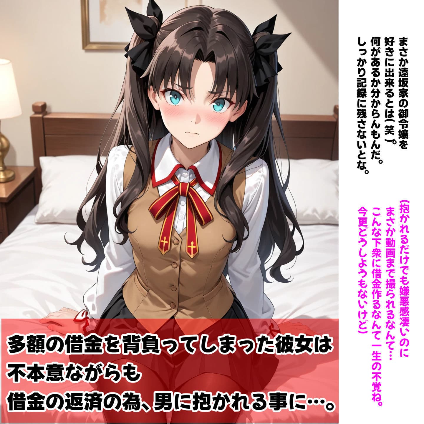 (セリフ付き)寝取られた遠坂 体を売って借金返済! サンプル2