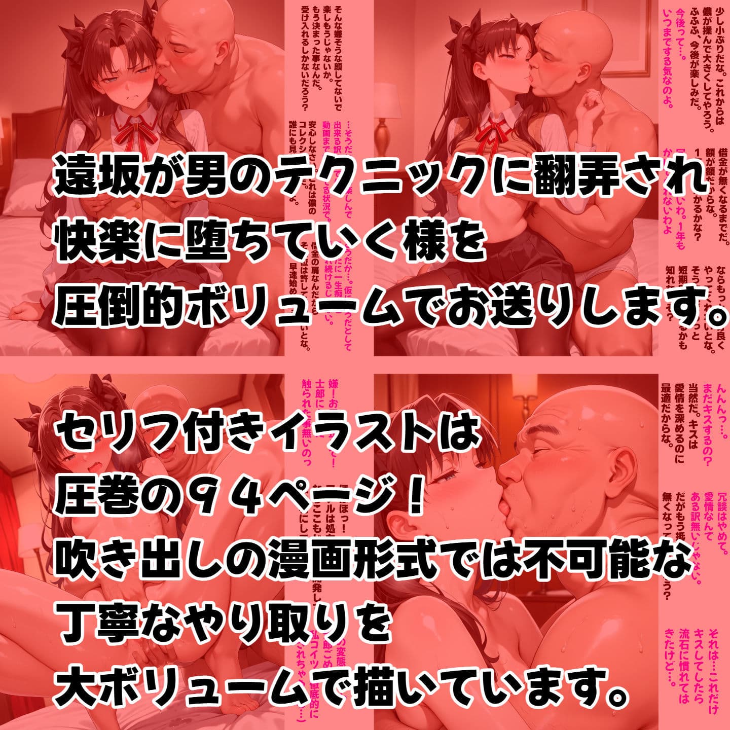 (セリフ付き)寝取られた遠坂 体を売って借金返済! サンプル7