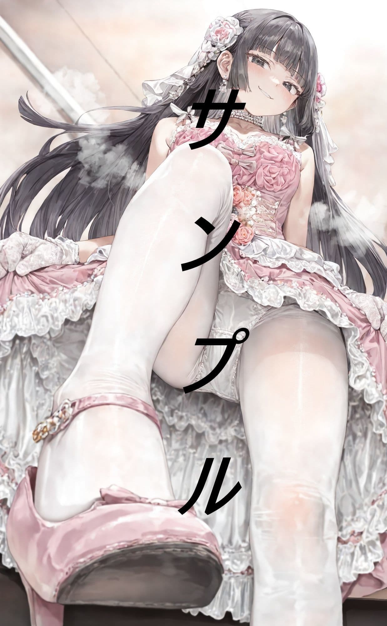黒髪姫カット姫に見下される画集 サンプル3
