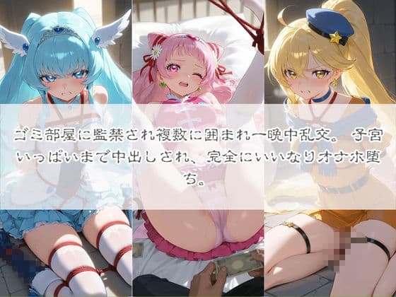 清楚系ヒロインがホームレスに拉致されて監禁いいなりオナホ化 プ〇キュア サンプル1