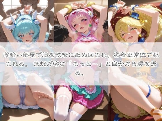 清楚系ヒロインがホームレスに拉致されて監禁いいなりオナホ化 プ〇キュア サンプル4