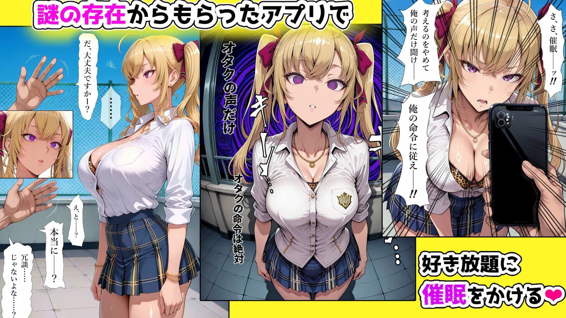 【セリフ付】鷹宮リ◯ンに催●術で好き放題しちゃった サンプル2