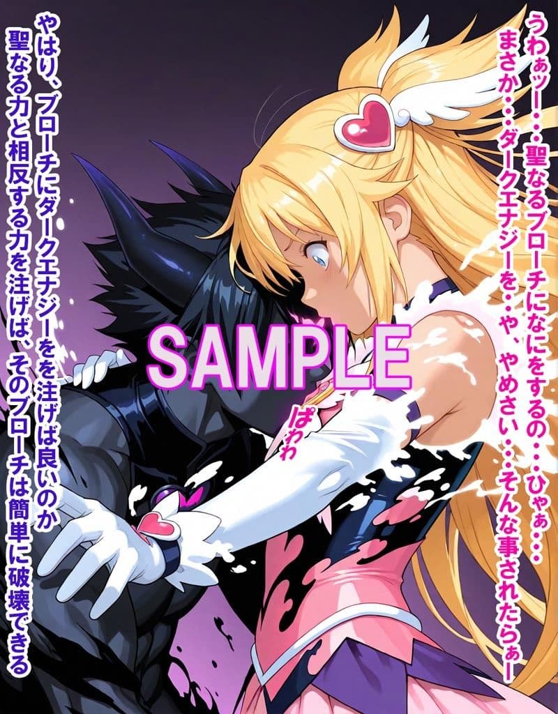 敵と戦いピンチになる魔法少女 Vol8 サンプル3