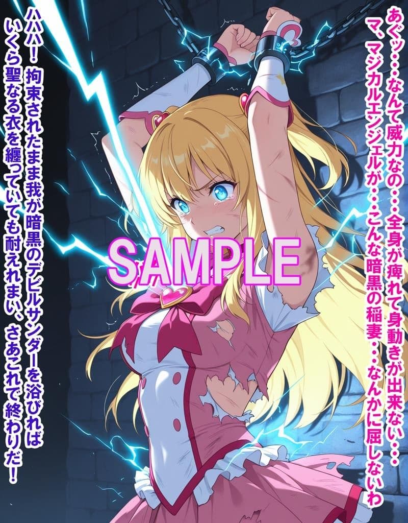 敵と戦いピンチになる魔法少女 Vol8 サンプル8