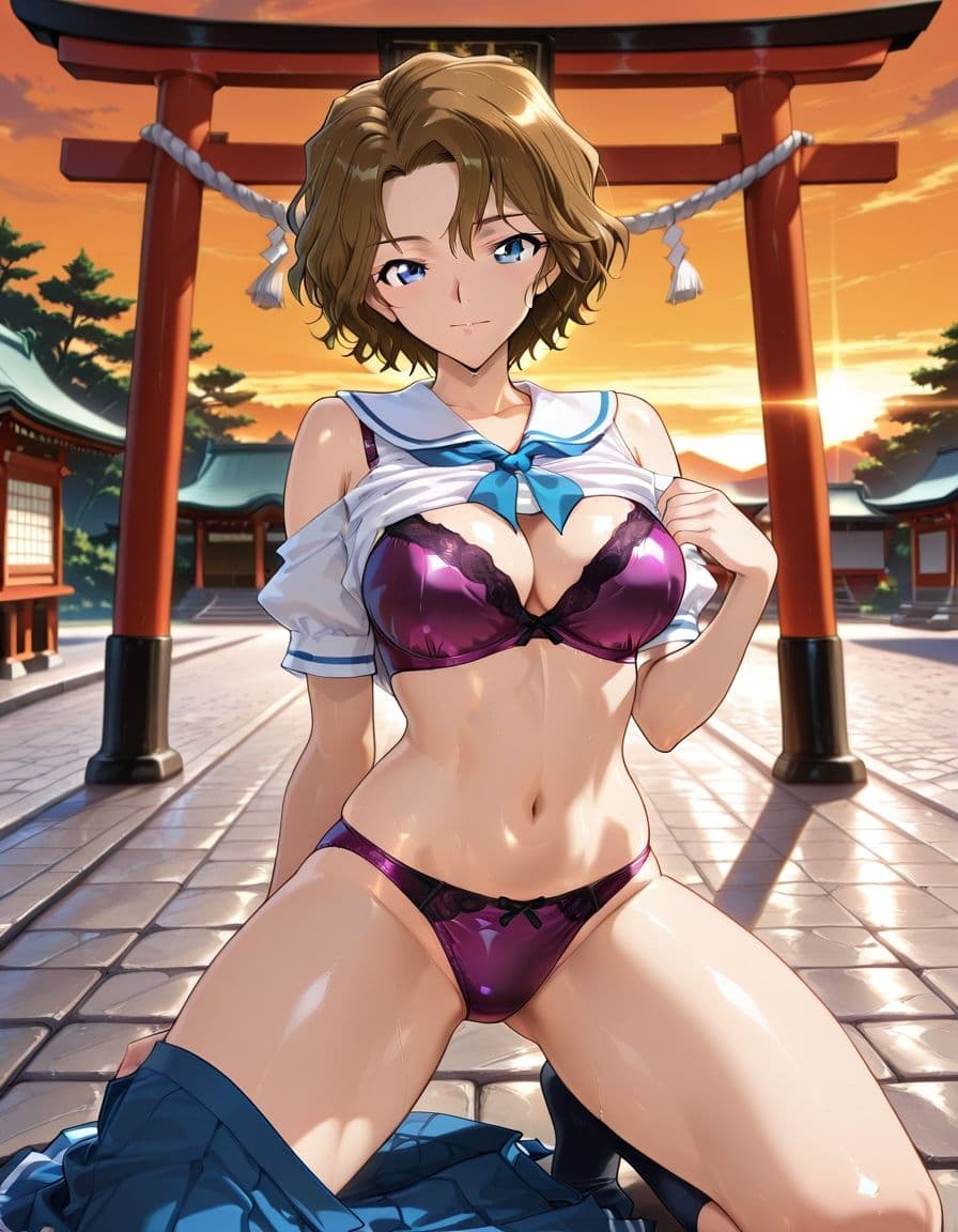 同級生でお金もちの大◯紅葉に放課後神社に、急に呼び出されたら。。。 サンプル3