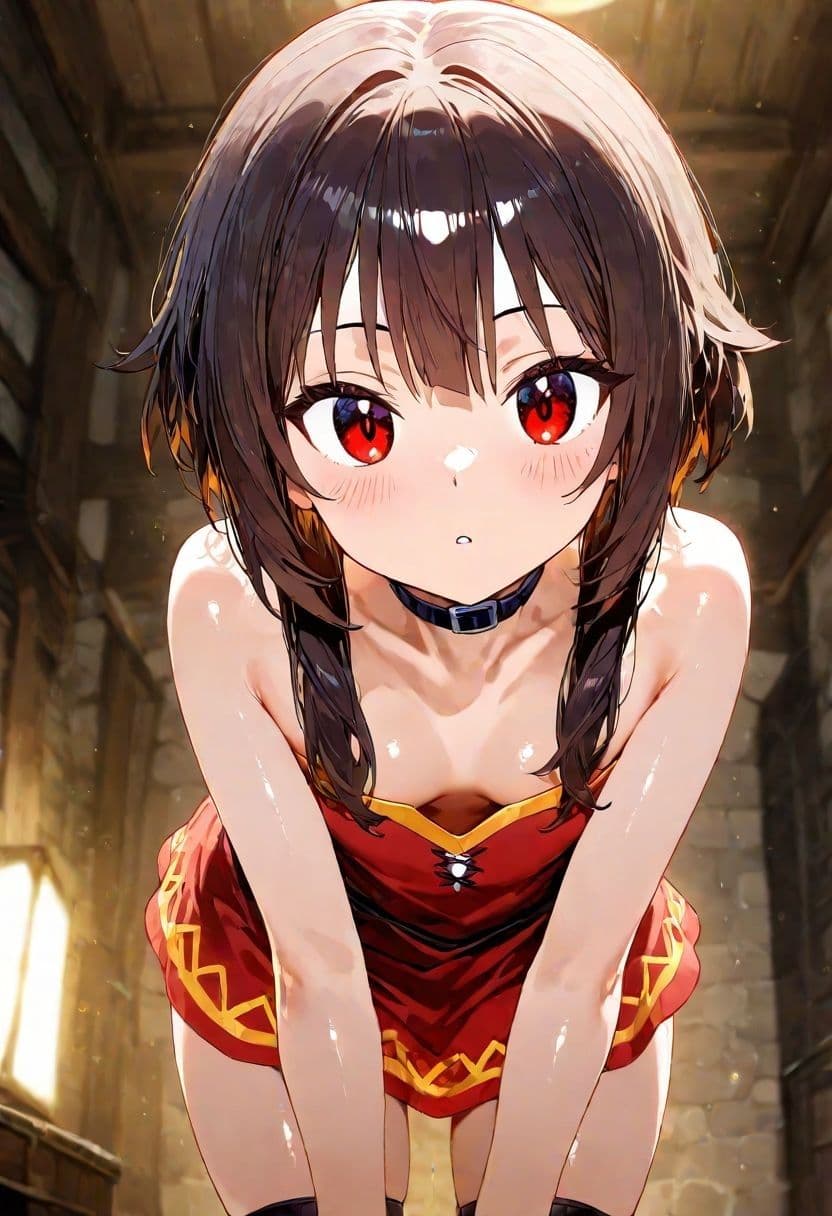 爆裂っ娘・めぐ〇ん、調教で魔法の代わりに「中出しの快楽」を叩き込まれ、お腹を種でパンパンにされた件。【CG集・500枚】 サンプル3
