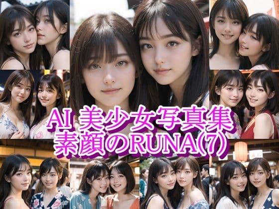 AI美少女写真集 素顔の RUNA - (7) 〜夜の提灯に溶ける、もうひとつの距離〜