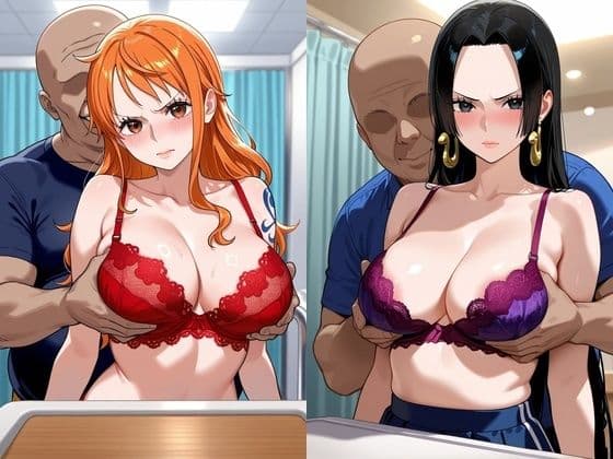 乳がん検診に来たところ悪徳医師の手つきが徐々にいやらしくなり最終的にはチ●ポを挿入【●ミ&ハン●ック】 サンプル1
