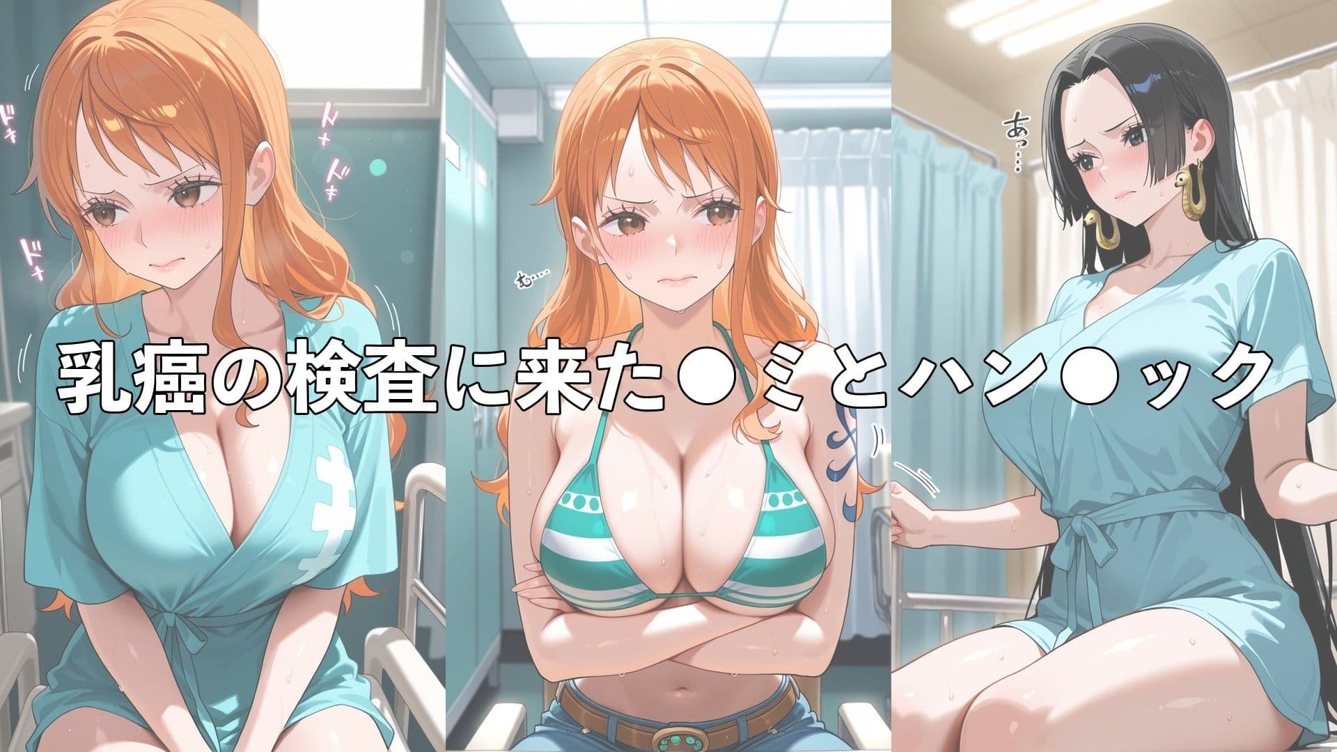 乳がん検診に来たところ悪徳医師の手つきが徐々にいやらしくなり最終的にはチ●ポを挿入【●ミ&ハン●ック】 サンプル2
