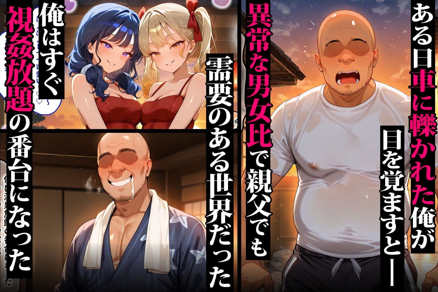 キモオジ転生者が手に入れた禁断の媚薬(はーと) 温泉で美少女をハーレム化 リゼロ編 サンプル1