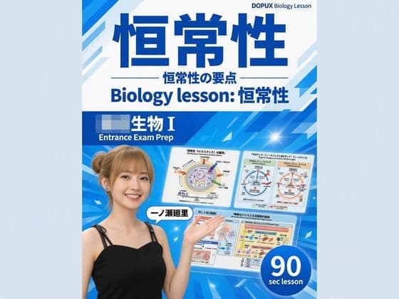 【▲20】パンチラガチャ★一ノ瀬廻里 大学に進学し強豪予備校『DOPUX(ドピュックス』で生物I,IIを教える名物講師に!(Vol.044:恒常性)