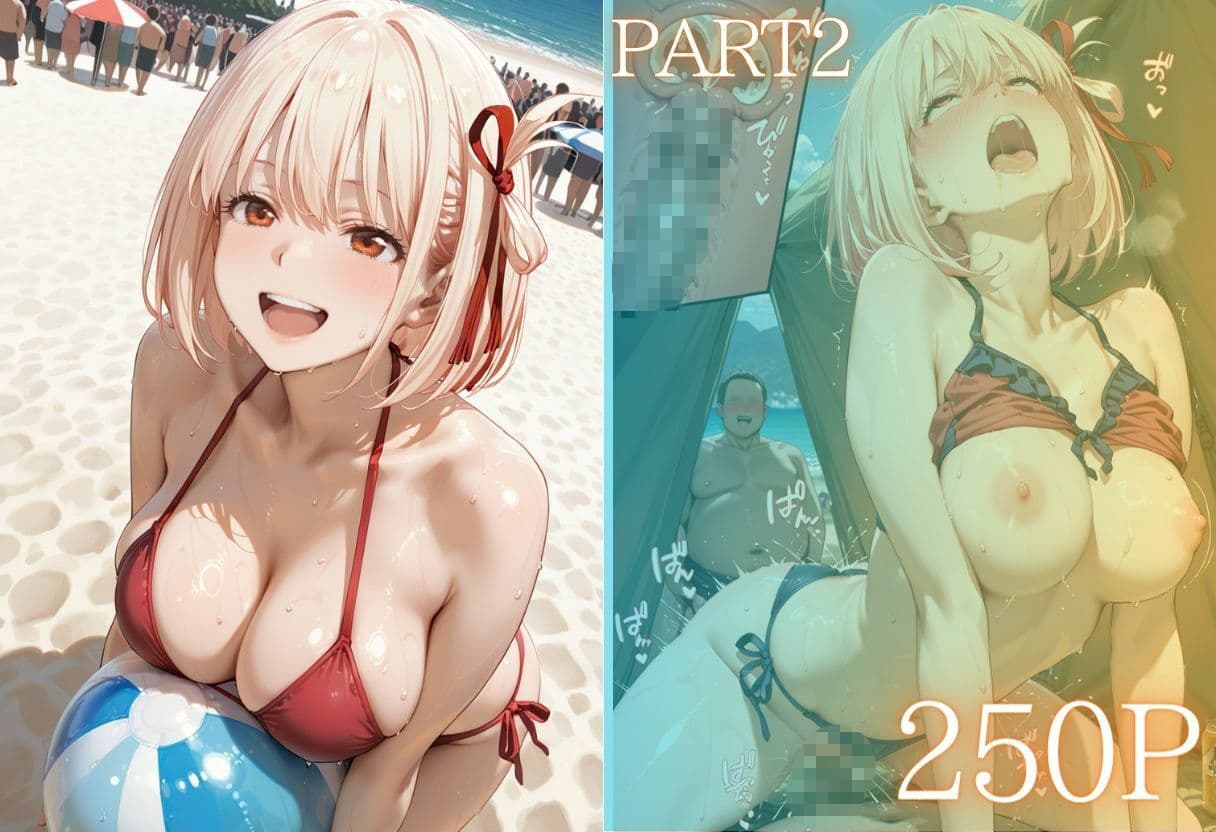 夏の海でナンパされ…彼氏の留守中にテントと砂浜で寝取りSEX:Vol7 サンプル3
