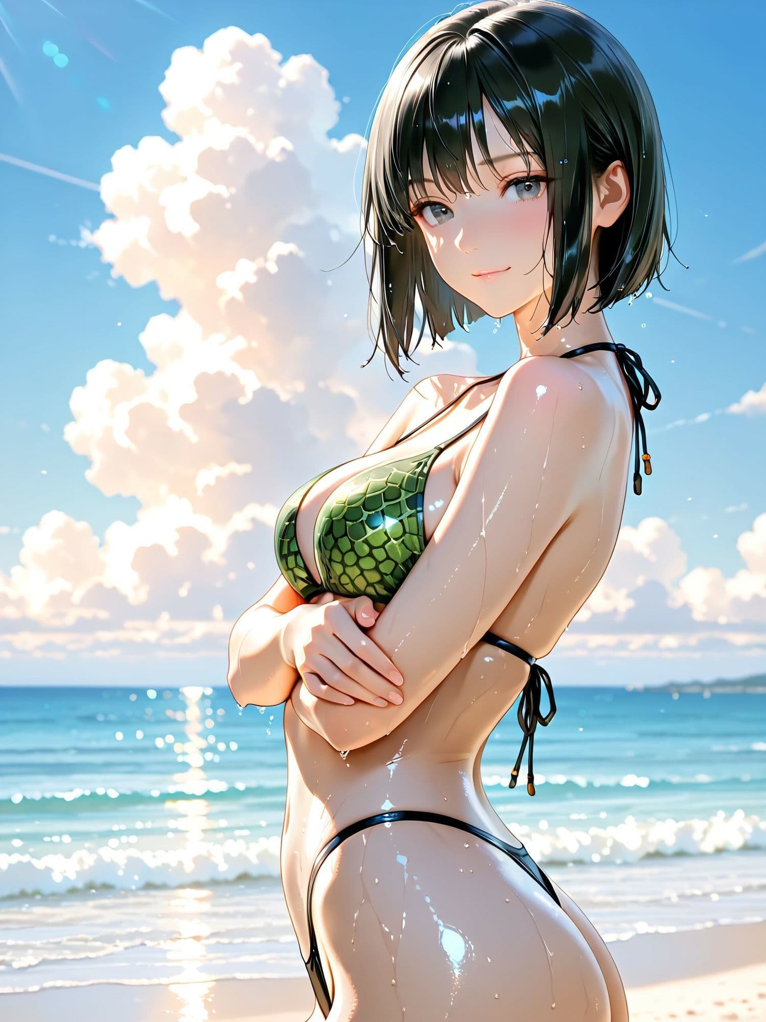 アニマルビキニの女の子 サンプル2