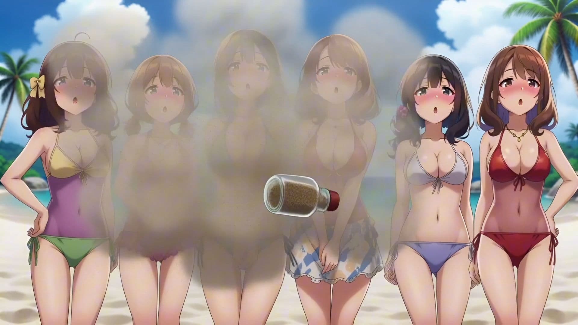 美奈さんのくしゃみ百合ハーレム!(MP4アニメ) / Mina’s Sneeze Yuri Harem!(MP4 Anime) サンプル9