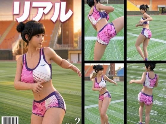 大学生グラビアアイドル 一ノ瀬 廻里の陸上コス風写真集 Real_02