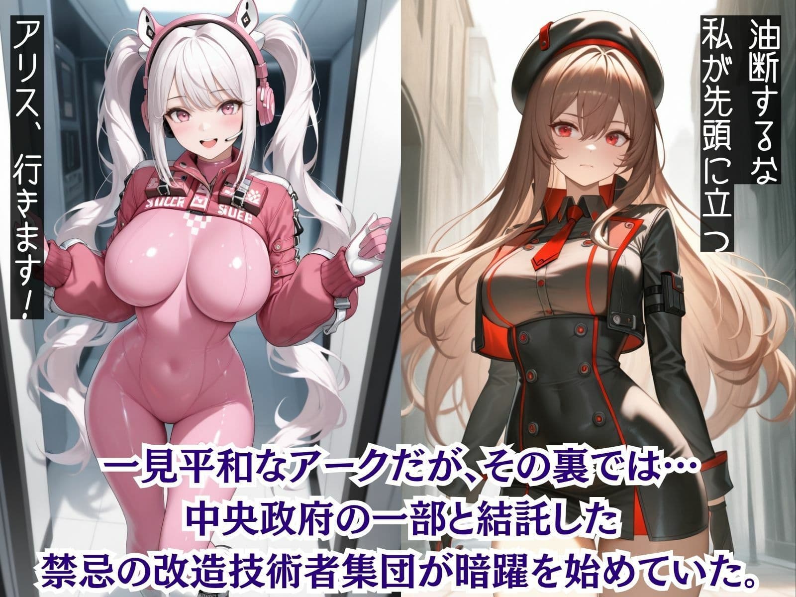 もしも平和を護る高潔な美少女兵器を強●的に○○の力で着せ替え人形に堕として弄んだら?NIKKE編 サンプル1
