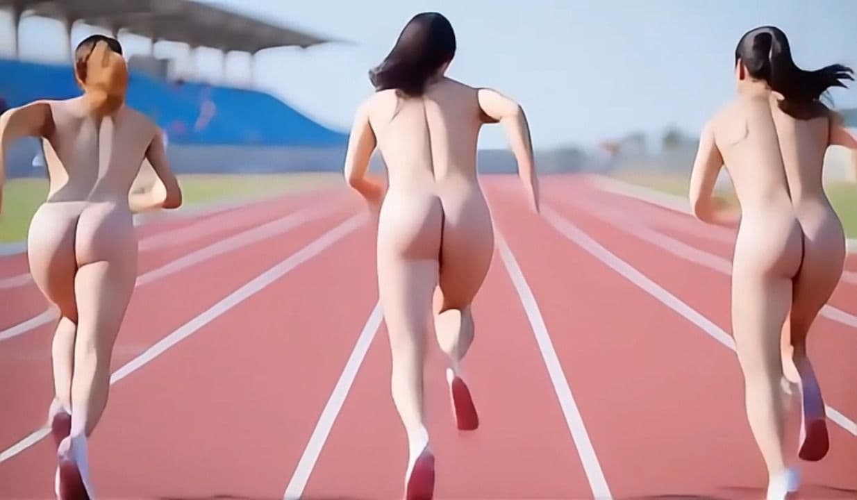 全裸女子アスリートのスタートダッシュ集 サンプル8