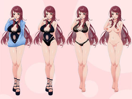 【立ち絵素材R18】クールな女研究員 フルセットPSDパック サンプル3