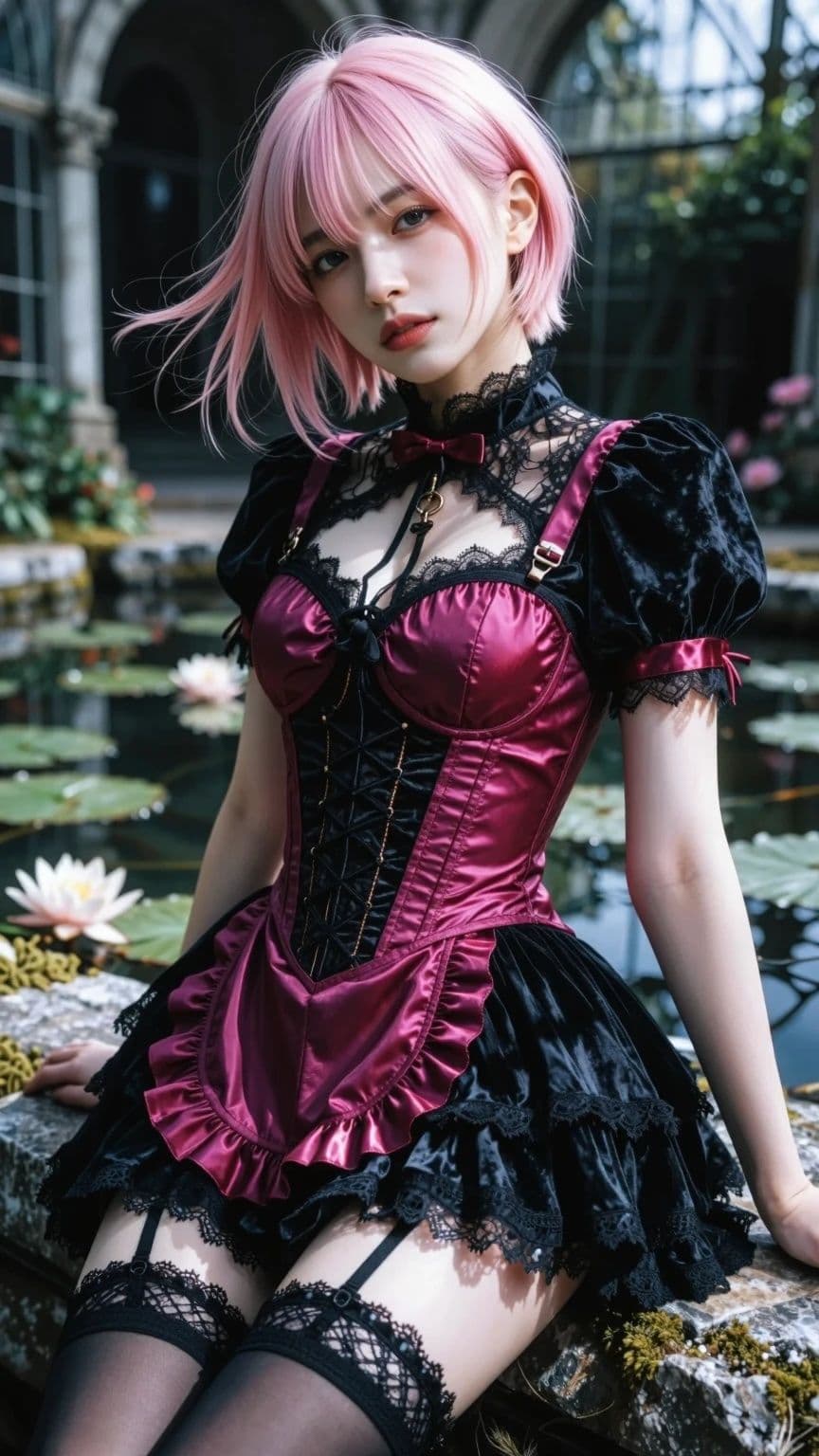6K高画質保存版|Elsefield Studio 0004-1 Gothic Dress Cosplay Collection|ゴシックドレス・コスプレ美女画像500枚セット サンプル1