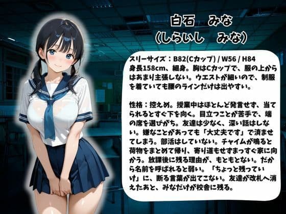 【セリフ付き】誰にも言えない・・・キモオジ教師に呼び出された放課後 帰宅部みな サンプル1