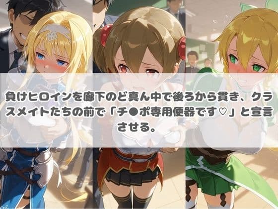 負けヒロインが敗北堕ちして俺のチ●ポ専用便器になった結果 ソ〇ドアート・オンライン 2 サンプル1
