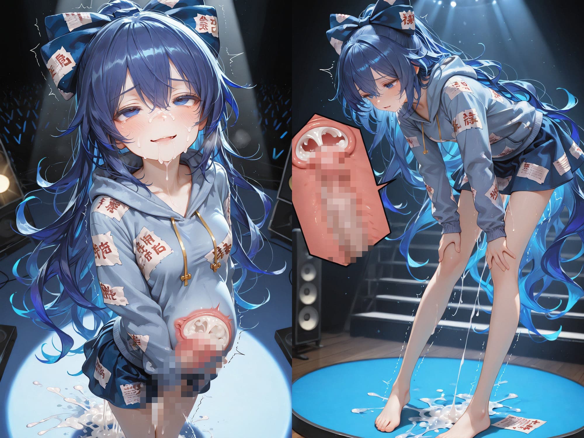 幻想郷アイドルライブで魔法のオナホがつながった 〜幻想郷ライブ×魔法のオナホ、中出し転送だらけの一日〜 (透過・ボテ腹あり) サンプル2