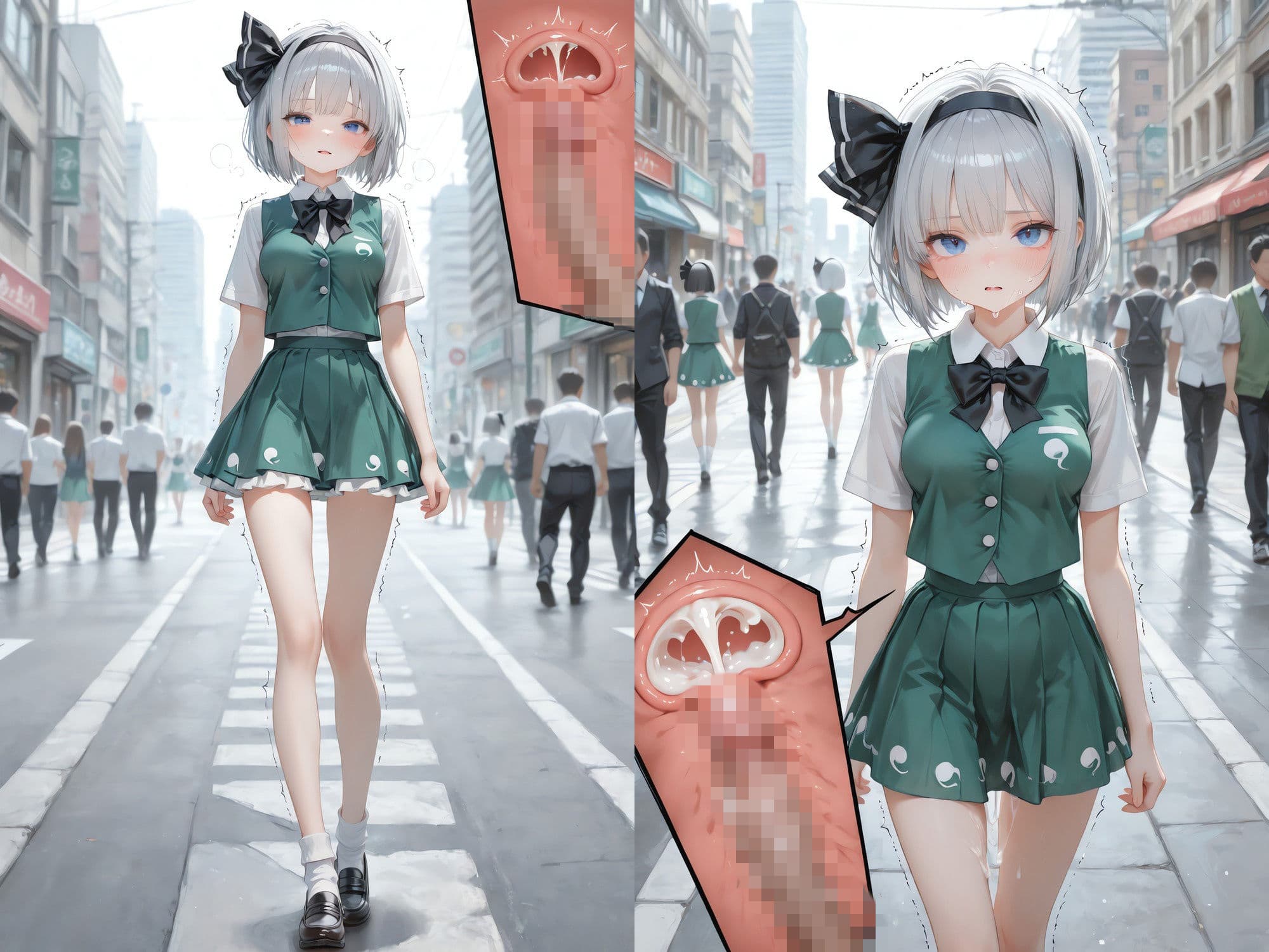幻想郷アイドルライブで魔法のオナホがつながった 〜幻想郷ライブ×魔法のオナホ、中出し転送だらけの一日〜 (透過・ボテ腹あり) サンプル5