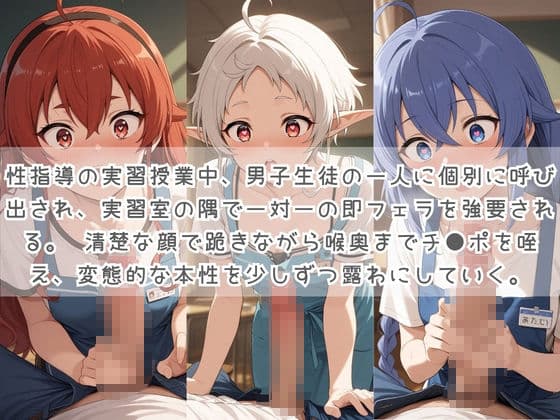 生徒たちの搾精パトロール係 〜先生を見つけたら即抜きサービス〜 無〇転生 サンプル2