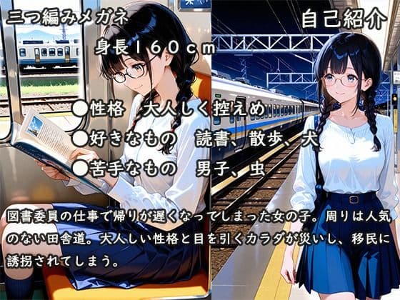 移民に〇拐された女子学生の末路(セリフ付きバージョン) サンプル1