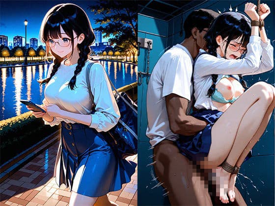 移民に〇拐された女子学生の末路(セリフ付きバージョン) サンプル3