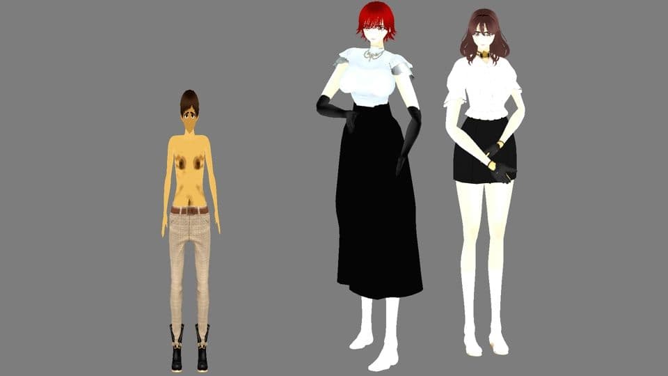 見せる女の娘たち サンプル1