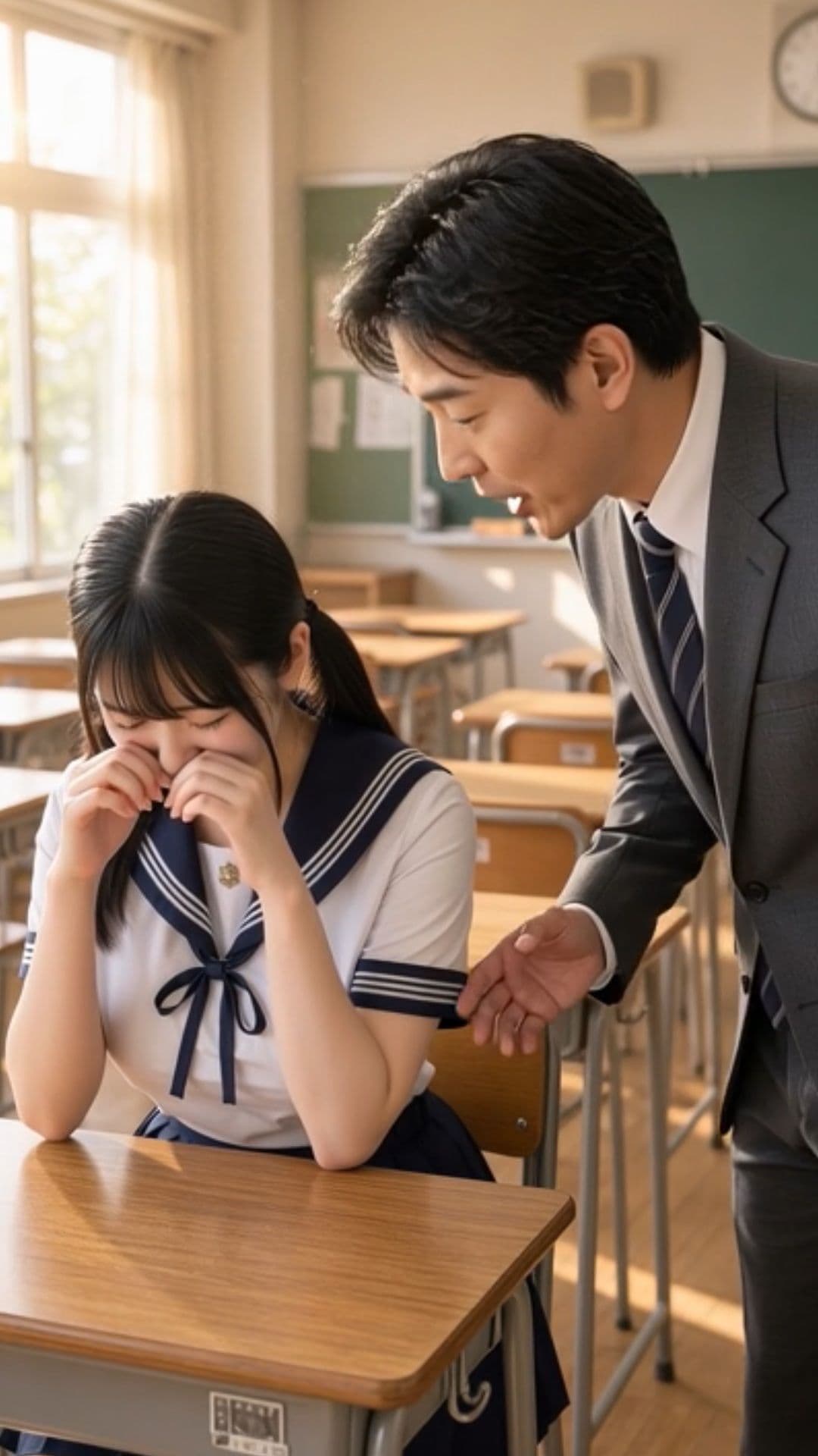 調教 女子校生2 容赦なき大人教師 狙われるJK 処女 セクハラ 教師 学園 部活 学生 サンプル6