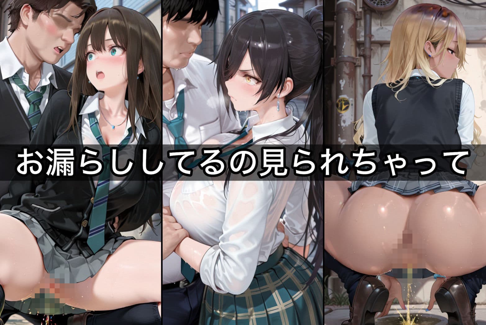 お漏らししちゃって、おま〇こいっぱい犯●れた話6 サンプル1