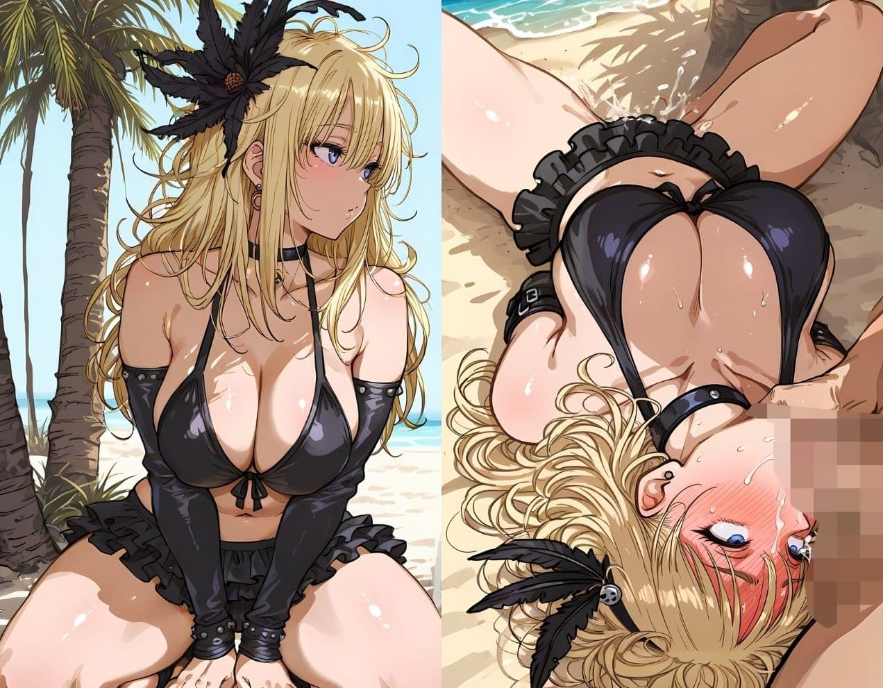 ゴス系元修道女とイチャコスエッチ サンプル10