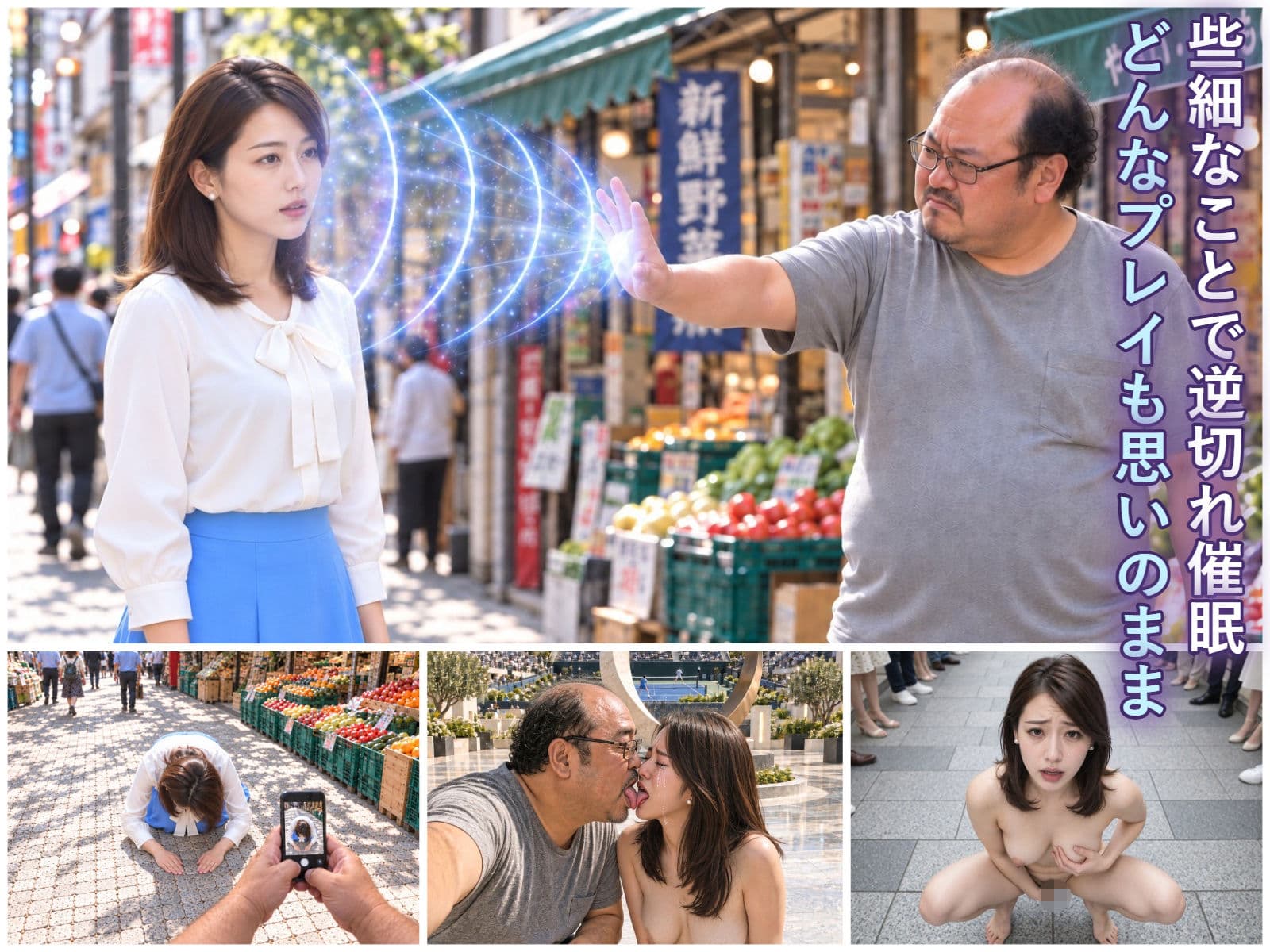 美人アナウンサー妻・神崎彩名〜夫の試合が終わるまでに、逆ギレ催●男の「専用肉オナホ」にされた女子アナ妻〜 サンプル3