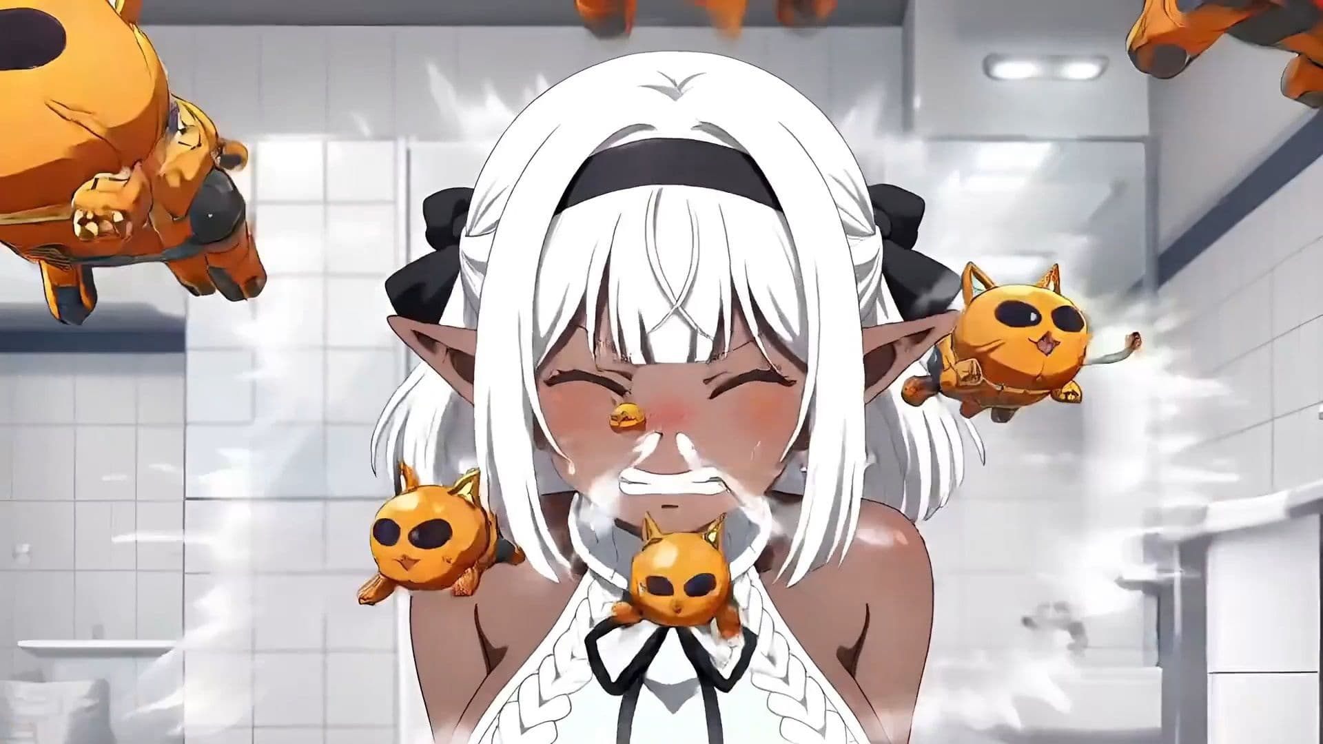 レディ・ヒヤシンスのくしゃみな休日(MP4アニメ) / Lady Jacinthe’s Sneezing Holiday (MP4 Anime) サンプル3