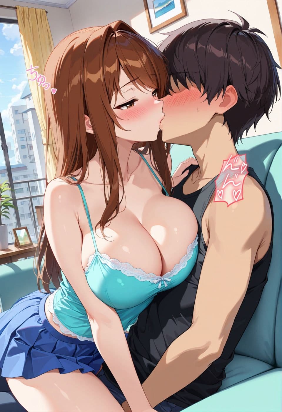 巨乳幼馴染みとメス堕ちえっち サンプル1