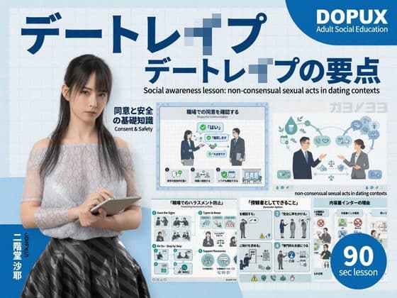 【△20】パンチラガチャ★二階堂 沙耶 大学に進学し強豪予備校『DOPUX(ドピュックス)』で社会人向け講座(性犯罪)を教える名物講師に!(Vol.035:デートレ●プ)