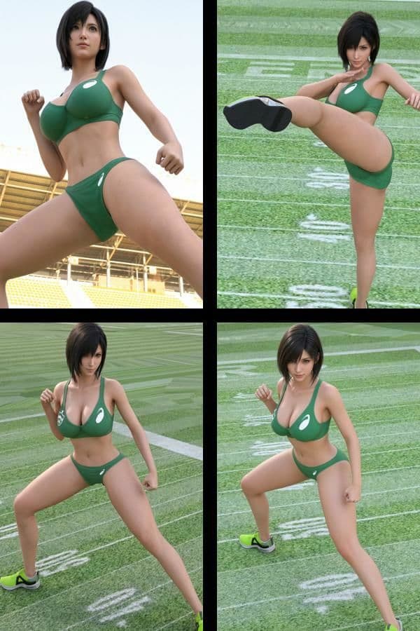 才色兼備の万能女性格闘家 霧島 愛唯の陸上競技ユニフォームモデル風写真集The Real_06 サンプル1